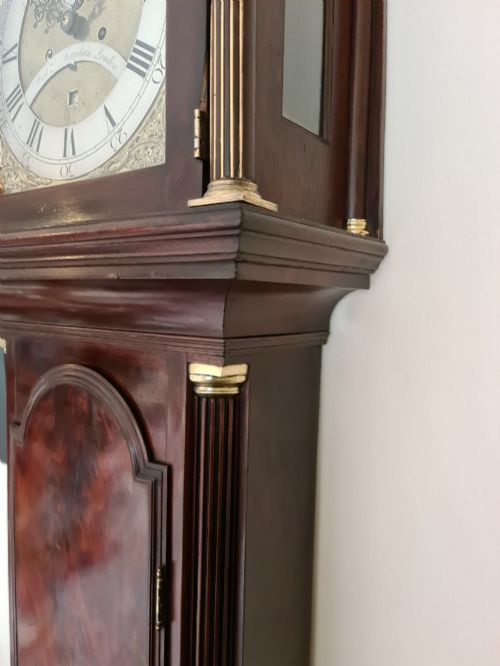 A FINE GEORGIAN LONDON LONGCASE CLOCK BY WILLIAM JOURDAIN 1780 - ADDITIONAL PHOTO 6