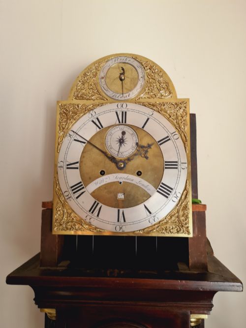 A FINE GEORGIAN LONDON LONGCASE CLOCK BY WILLIAM JOURDAIN 1780 - ADDITIONAL PHOTO 7