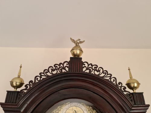 A FINE GEORGIAN LONDON LONGCASE CLOCK BY WILLIAM JOURDAIN 1780 - ADDITIONAL PHOTO 9
