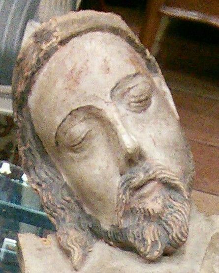 fig 1. Renaissance period ca 1650-1700 important Christ figure fragment wooden sculpture