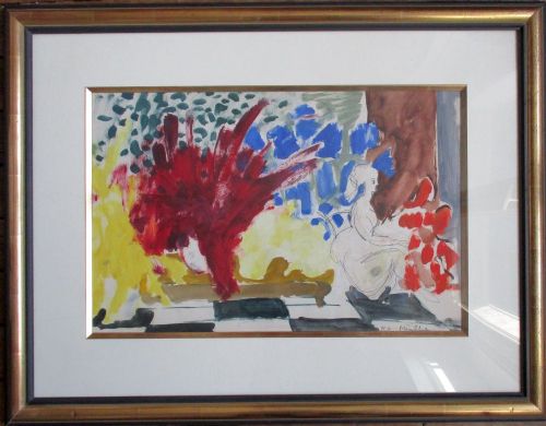 fig 1. Exuberant antique French colourist Mireille Glodek-Miailhe