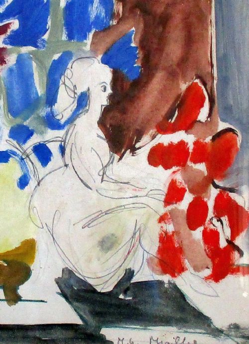fig 2. Exuberant antique French colourist Mireille Glodek-Miailhe