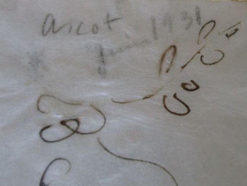 fig 4. Ascot races by Raoul Dufy (1877-1953) two original, authenticated drawings, horses and riders