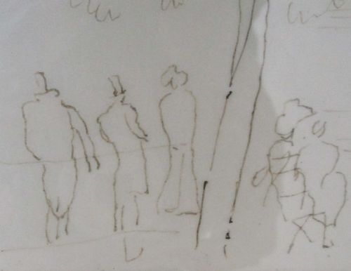 fig 3. Ascot races by Raoul Dufy (1877-1953) two original, authenticated drawings, horses and riders