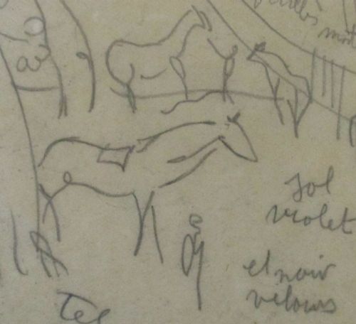 fig 5. Ascot races by Raoul Dufy (1877-1953) two original, authenticated drawings, horses and riders