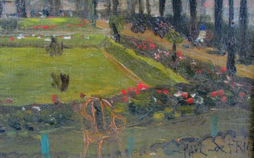 fig 1. Montmartre ca 1910, Sacre Coeur, Anvers Square, the Diderot sculpture by Paul de Frick (1864-1935)