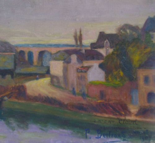 fig 2. Life on the River, 1907, a small Fauvist colourist masterpiece by French Pierre Bertrand oil on canvas