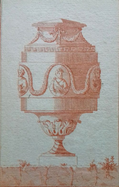 The Medici Vase, Antique 18th Century Miniature Print, Beautifully Framed