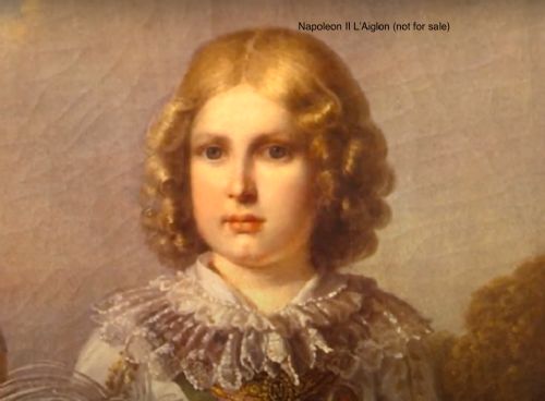 fig 4. A tragic young Prince, maybe, circa 1816. portrait of a little boy, lovely provenance antique oil on panel