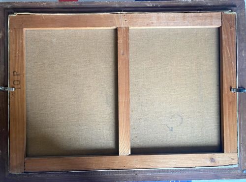 fig 3. Masterpiece: the blank page: a writer's still life, ca 1947 Russian avant garde woman artist in New York oil on canvas