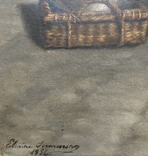 MARMITON APPRENTICE COOK RESTING PARIS C1850 SALONEXHIBITING WOMAN ARTIST OIL ON CANVAS - ADDITIONAL PHOTO 3