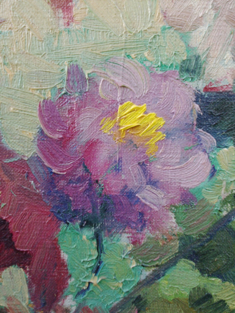 Pointillist Floral Still Life, Art Deco period  1932 View VII