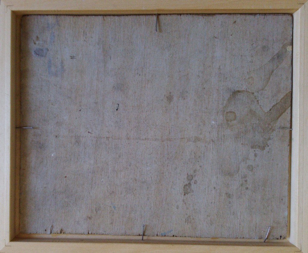 Cloud Study, Bordelais, 1920 antique French oil by Bordeaux artist Fernand Ballet View VI