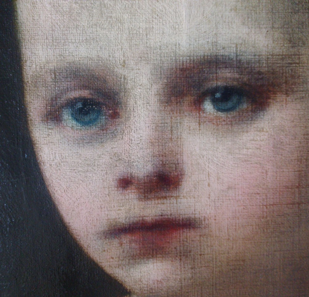 1878, French society portraitist, Paris London Brazil: portrait of a young child View VII