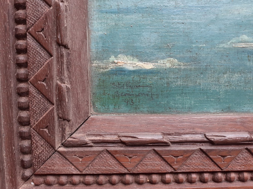 Sunny climes, sail boats near Venice, the Adriatic sea mediterranean antique marine painting View IV