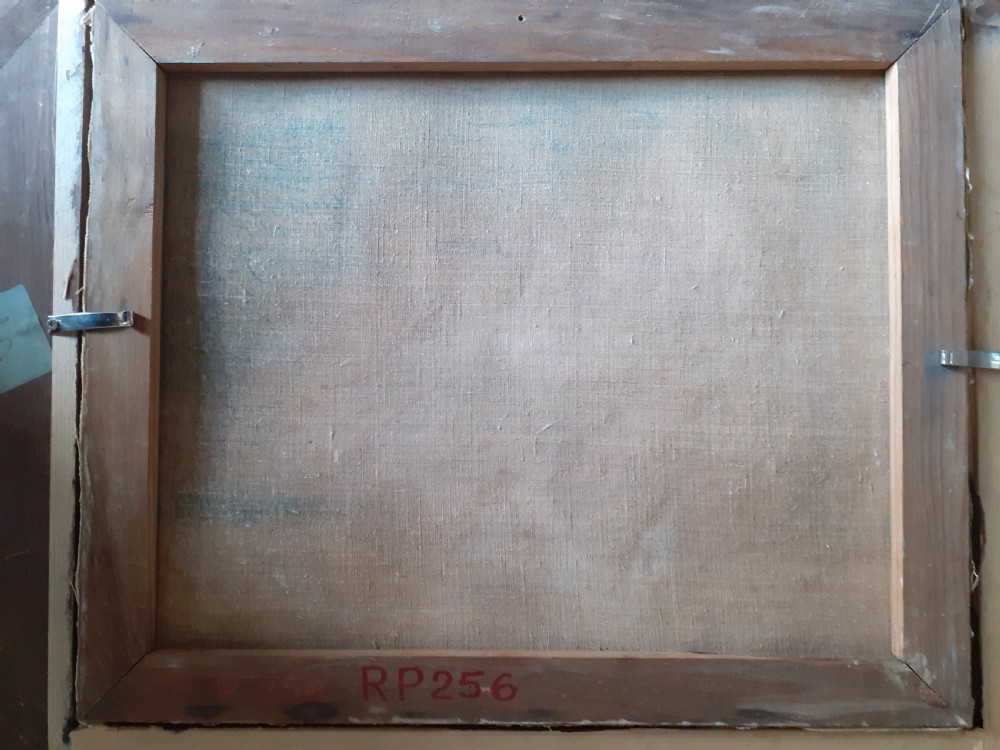 French Surrealist circa 1930, the magic rock, Oil On Canvas View VI