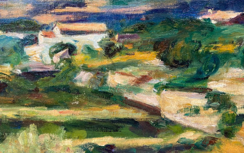 Olive trees in Provence, 1926 the South of France mediterranean landscape large oil on canvas View IV