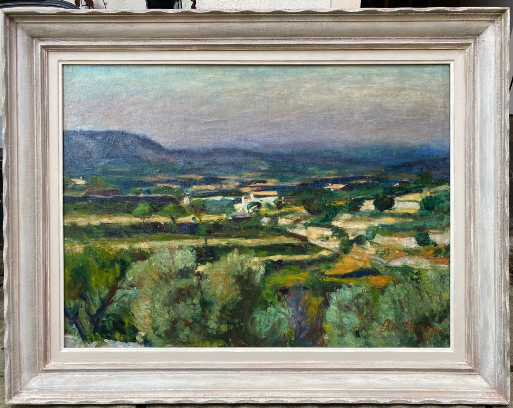 Olive trees in Provence, 1926 the South of France mediterranean landscape large oil on canvas View VI