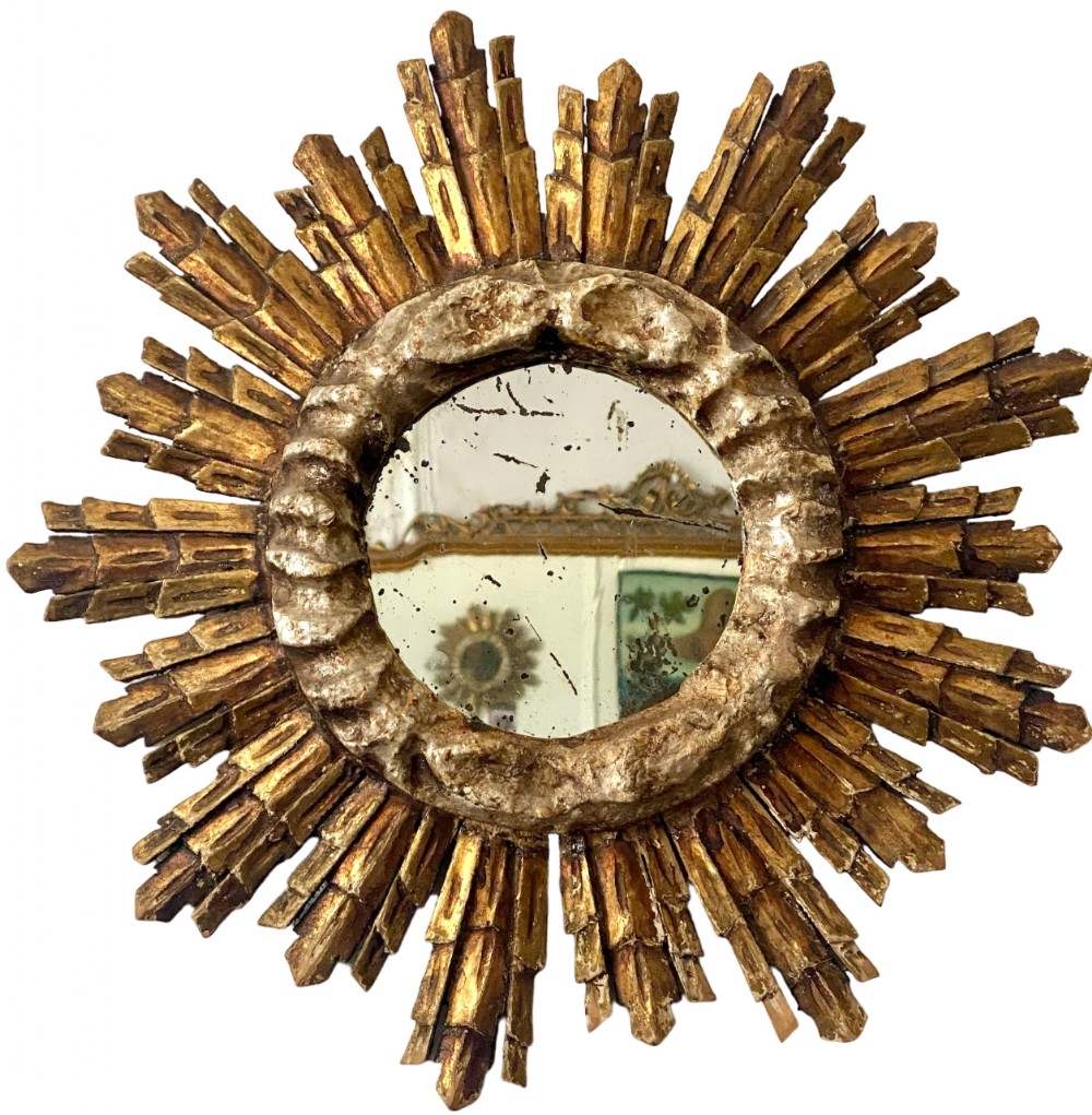 Captivating French art deco Sunburst Mirror