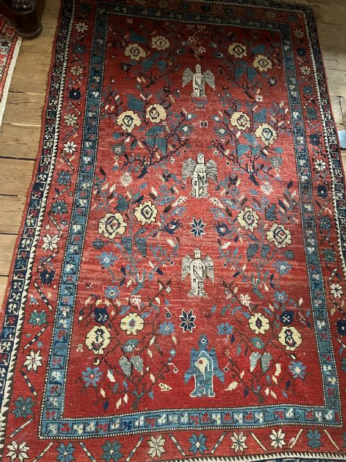 Caucasian Armenian Angel Rug - RARE