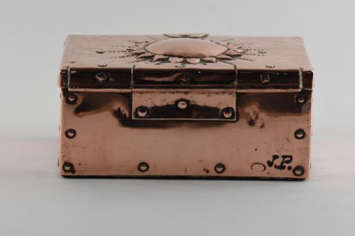 JOHN PEARSON ARTS AND CRAFTS COPPER BOX - ADDITIONAL PHOTO 2