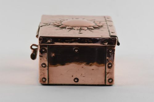 JOHN PEARSON ARTS AND CRAFTS COPPER BOX - ADDITIONAL PHOTO 3