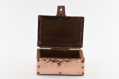 JOHN PEARSON ARTS AND CRAFTS COPPER BOX - ADDITIONAL PHOTO 4