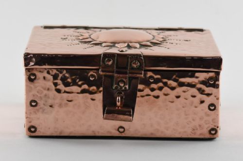 JOHN PEARSON ARTS AND CRAFTS COPPER BOX - ADDITIONAL PHOTO 5