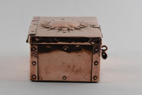JOHN PEARSON ARTS AND CRAFTS COPPER BOX - ADDITIONAL PHOTO 6