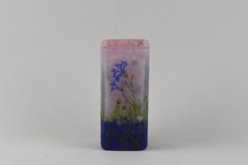 A DAUM CORNFLOWERS OR BLEUETS VASE - ADDITIONAL PHOTO 4