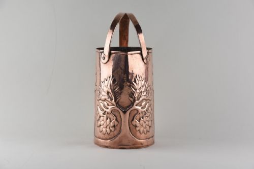 AN ENGLISH ARTS AND CRAFTS COPPER WATER CARRIER - ADDITIONAL PHOTO 3