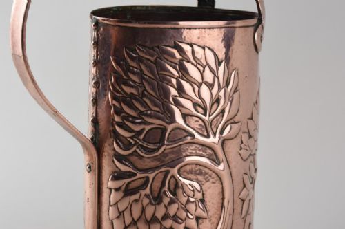AN ENGLISH ARTS AND CRAFTS COPPER WATER CARRIER - ADDITIONAL PHOTO 4