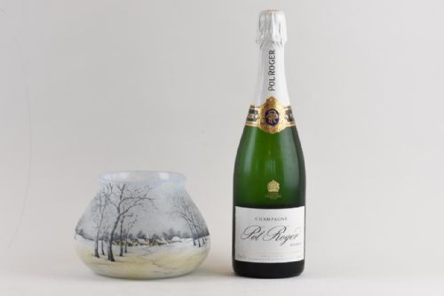 DAUM DUTCH WINTER LANDSCAPE VASE - ADDITIONAL PHOTO 9