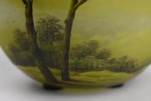DAUM SUMMER LANDSCAPE VASE - ADDITIONAL PHOTO 6