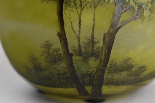 DAUM SUMMER LANDSCAPE VASE - ADDITIONAL PHOTO 7