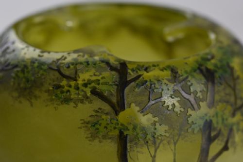 DAUM SUMMER LANDSCAPE VASE - ADDITIONAL PHOTO 8