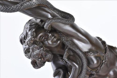ART DECO BRONZE DANCER OF CARTHAGE BY CLAIRE COLINET - ADDITIONAL PHOTO 4