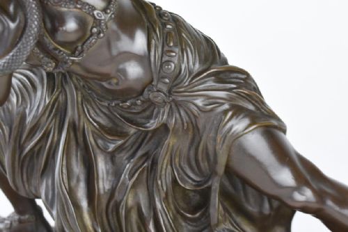 ART DECO BRONZE DANCER OF CARTHAGE BY CLAIRE COLINET - ADDITIONAL PHOTO 6