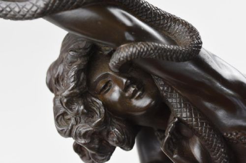 ART DECO BRONZE DANCER OF CARTHAGE BY CLAIRE COLINET - ADDITIONAL PHOTO 8