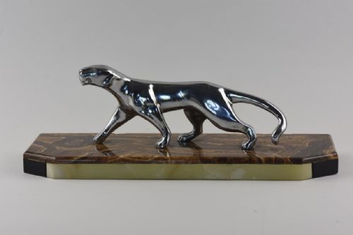 ART DECO BRONZE PANTHER BY MICHEL DECOUX - ADDITIONAL PHOTO 1