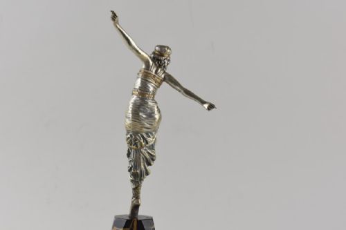 ART DECO BRONZE FIGURE RUSSIAN DANCER BY PAUL PHILIPPE IN RARE SMALL SIZE - ADDITIONAL PHOTO 2