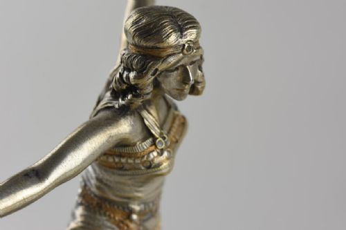 ART DECO BRONZE FIGURE RUSSIAN DANCER BY PAUL PHILIPPE IN RARE SMALL SIZE - ADDITIONAL PHOTO 6