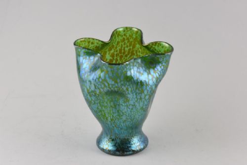 LOETZ CRETA PAPILLON VASE WITH DIMPLED BODY - ADDITIONAL PHOTO 1