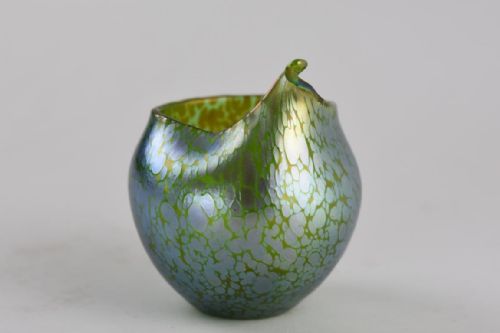 ART NOUVEAU LOETZ VASE IN THE CRETA PAPILLON DCOR - ADDITIONAL PHOTO 2