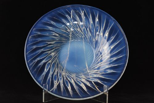 rene lalique algues coupe ouverte - CATEGORY: ANTIQUE GLASS - DATED 1930