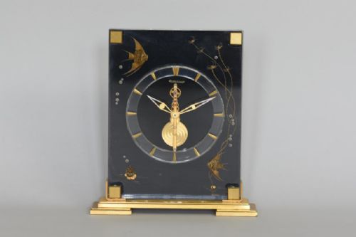 jaeger le coultre marina angelfish clock - CATEGORY: ANTIQUE CLOCKS - DATED 1960