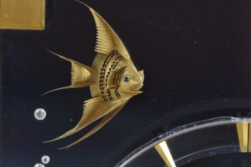 JAEGER LE COULTRE MARINA ANGELFISH CLOCK - ADDITIONAL PHOTO 6