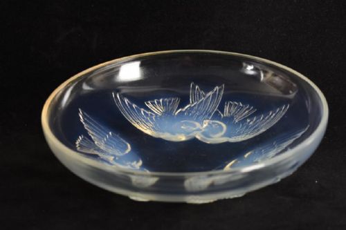 RENE LALIQUE NONNETTES SHALLOW BOWL - ADDITIONAL PHOTO 1