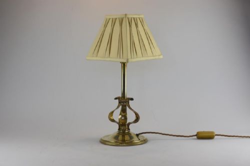 arts and crafts table lamp in the style of the birmingham guild of handicrafts - CATEGORY: ANTIQUE LIGHTING - DATED 1910