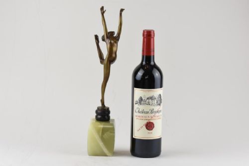 ART DECO BRONZE FIGURE ECSTACY BY JOSEF LORENZL - ADDITIONAL PHOTO 2